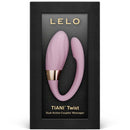 Lelo Tiani Twist Couples Vibrator Soft Pink in sleek packaging for intimate couples' enjoyment.