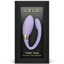 Lelo Tiani Twist App Connected Couples Massager Lavender in black box packaging for dual-action satisfaction.
