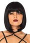 Short Natural Bob Wig Os Blk-0