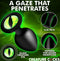 Creature Cocks Green Eye Silicone Butt Plug Medium with glass creature eye and slim neck design.