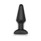 b Vibe Rimming XL Rotating and Vibrating Remote Control Plug Black - large black anal plug with ridges for stimulation.
