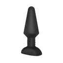 b Vibe Rimming XL Rotating and Vibrating Remote Control Plug Black displayed against a white background.