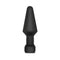 b Vibe Rimming XL Rotating and Vibrating Remote Control Plug Black on a white background