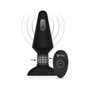 b Vibe Rimming XL Rotating and Vibrating Remote Control Plug Black with remote control and rotation features.