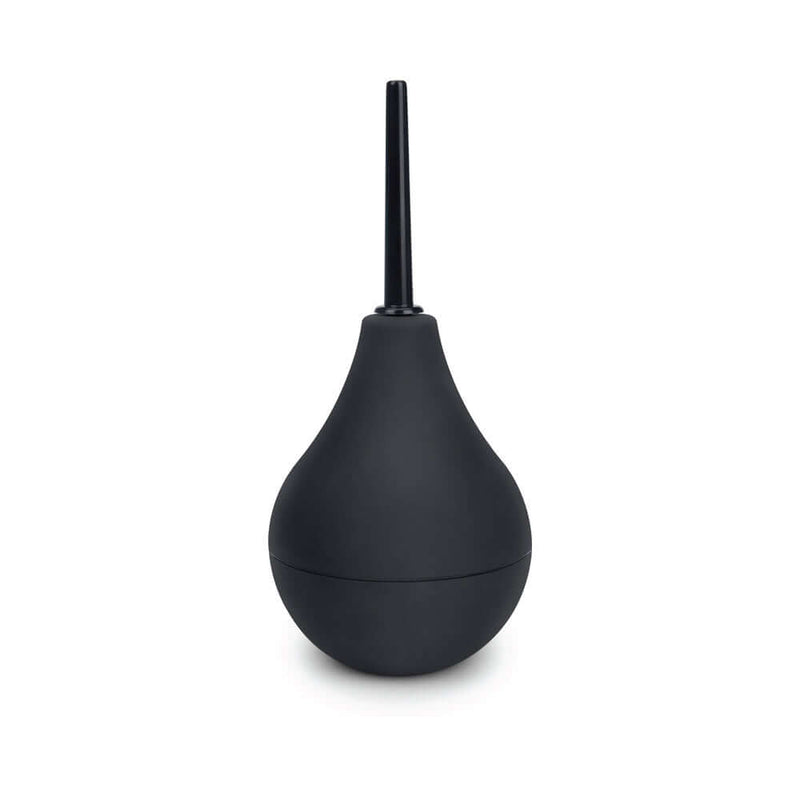 b-vibe Classic Enema sleek black design, perfect for comfortable and effective intimate hygiene.