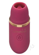 Bodywand Socialite Liv Mini Tongue Licker Vibrator Pink featuring a soft vibrating tongue tip for targeted stimulation.