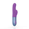 FemmeFunn Essenza Dual Stimulation Thrusting Vibrator Purple displayed with sleek design and control buttons.