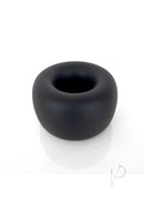 Vers Liquid Silicone Ball Stretcher Steel Motion Balls Black in a sleek, matte black finish.