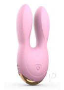 Hear Me Baby Rechargeable Clitoral Stimulator Baby Pink with soft flexible ears for intense stimulation.