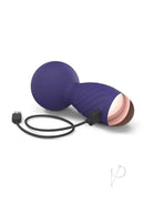 Itsy Bitsy Tiny Wand Massager Midnight Indigo, mini wand for portable pleasure, discreet, compact, powerful.