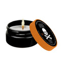 Naughty Notes Wanna Bone Massage Candle 1.7 Oz lit with warm wax for a sensual massage experience.