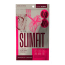 Glyde Slimfit Snug-Fitting Latex Condoms 12pk packaging, highlighting snug fit and ultra sheer design.