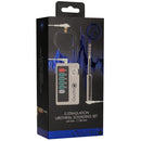 Shots Toys E-stim Urethral Sounding Set Small Silver packaging displaying included components and features.