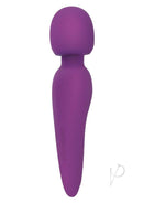 Bodywand Softee Rechargeable Silicone Wand Purple in soft silicone, designed for comfortable use and deep vibration.