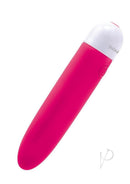 Bodywand Mini Lipstick Silicone Vibrator Neon Pink - compact and discreet massager for focused pleasure.