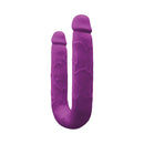 Colours DP Pleasure Dual Ended Dildo Purple designed for double penetration with two insertable ends.