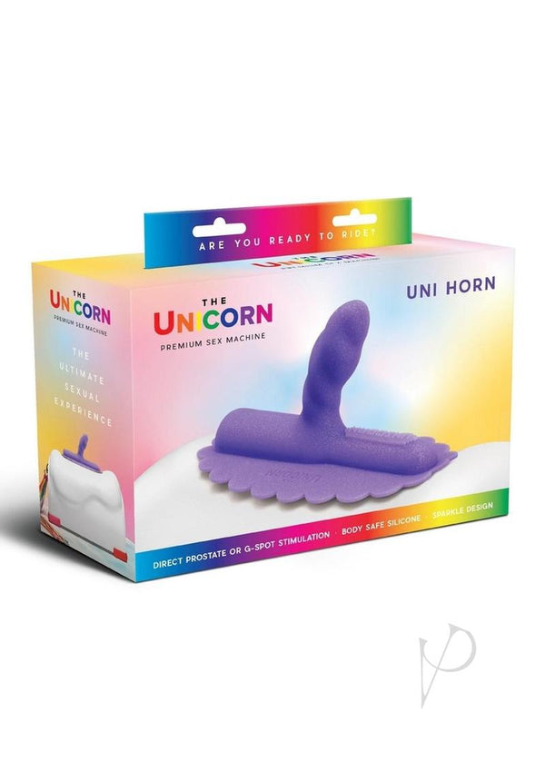 Cowgirl Unicorn Uni Horn Attach Purple-0