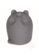 Le Wand Shiatsu Deep Tissue Massage Silicone Attachment Grey with five contact points for targeted muscle relief.