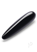 Le Wand Crystal Wand Probe with Silicone Ring Black Obsidian sleek black design for luxurious intimate wellness.