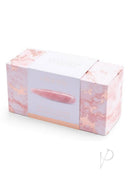 Le Wand Crystal Wand Probe with Silicone Ring Rose Quartz elegant packaging displaying feminine design.