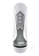 Zero Tolerance Stroking Buddy Thrusting Masturbator White with controls and thrusting beads.