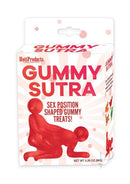 Horny Candy Gummy Sutra Sex Position Gummies 3.38 Oz packaging featuring gummy treats in playful shapes.
