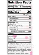Horny Candy Gummy Sutra Sex Position Gummies 3.38 Oz nutrition facts including calories and ingredients.
