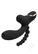 Bodywand G-Play G-Spot Suction Vibrator with Anal Beads featuring clitoral suction and anal beads.