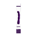 Vedo Quiver Plus Rechargeable Vibe Deep Purple elegantly displayed in packaging, showcasing its sleek curvature.