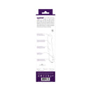 Vedo Quiver Plus Rechargeable Vibe Deep Purple product packaging displaying features and specifications.