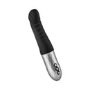 Forto Thruster Silicone Thrusting G Spot Vibrator Black displaying sleek design and user-friendly controls.