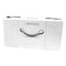 Le Wand Bow Stainless Steel Massager packaging displayed in sleek design with shiny stainless steel accent.