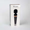 Titan Touch Panel Wand Massager Black packaging showcasing sleek design and features for optimal pleasure.