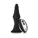 Forto Vibrating Ribbed Plug Remote-Controlled Large and remote for customizable pleasure.