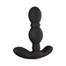 Forto Vibrating Anal Plug Rechargeable Silicone Black, compact vibrating massager with 20 modes and memory function.