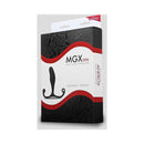 Aneros Trident Series MGX Syn Prostate Stimulator packaging showing premium design and quality features.