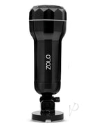 Zolo Original Mount Discreet Stroker Black, a mountable discreet masturbator for hands-free pleasure.