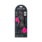 Forto F-52 Cone Beads Silicone Anal Plug Black packaging showing the sleek design and features of the product.