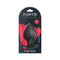 Forto F-60 Spade Silicone Anal Plug Large Black in packaging, featuring silky-smooth black silicone design.