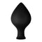 Forto F-60 Spade Silicone Anal Plug Large Black, premium silicone anal plug for deep sensations.