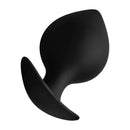 Forto F-60 Spade Silicone Anal Plug Large Black designed for deep, full sensations and crafted from body-safe silicone.
