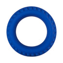Forto F-12 Liquid Silicone Cockring 35mm Blue showcasing its silky-smooth, premium silicone design.