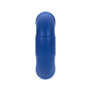 Forto F-33 Liquid Silicone Cockring Medium Blue designed for comfort and enhanced sensation, showcasing a smooth blue design.
