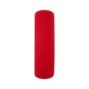 Forto F-64 Wide Liquid Silicone Cockring Medium Red on a plain background, designed for comfort and support.