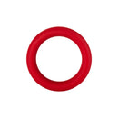 Forto F-64 Wide Liquid Silicone Cockring Small Red, premium silicone cockring for enhanced pleasure.