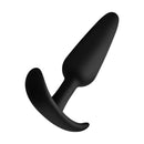 Forto F-31 Silicone Anal Plug Large Black, a sleek, tiered design for progressive fullness.