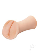 PDX Extreme Wet Pussies Slippery Slit Stroker Vanilla showing realistic stroker design for ultimate pleasure.