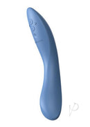 We-Vibe Rave 2 Twisted Pleasure G-Spot Vibrator Blue in a sleek design with control buttons.