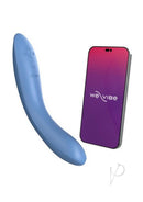 We-Vibe Rave 2 Twisted Pleasure G-Spot Vibrator Blue with mobile app for enhanced pleasure