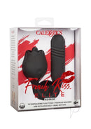 French Kiss Elite Romeo Clitoral Silicone Vibrator Black packaging with USB rechargeable functions.